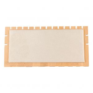 Presentoir A Bijoux De Style Simple, Organiseur Pour Boucles D'oreilles, Colliers Et Bracelets (Polyurethane Blanc) - Neuf