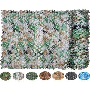 Rouleau En Vrac Camouflage Filet Camo Net Stores Filets Militaires Pour Pare-Soleil Camping Tir Chasse Fête Décoration Photographie Fond Housses De Voiture.[B1844] - Neuf