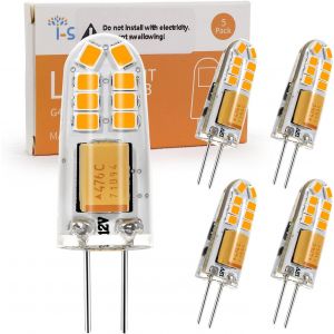 Ampoules Led G4 Ac/Dc 12v 140lm Blanc Chaud 3000k,1.2w Ampoules Led De Remplacement G4 15w Ampoules Halogènes,Ampoule À Économie D'énergie G4 Pour Salle À Manger,Cuisine Hotte Aspi[Amp742932] - Neuf