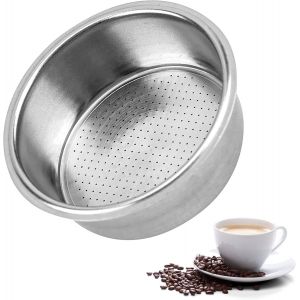 Filtre À Café En Acier Inoxydable 51 Mm, Support De Filtre À Café Réutilisable, Panier Filtrant Monocouche, Accessoires Pour Machines À Café - Neuf