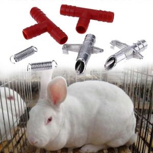 10 Pcs Lapin Fontaines Buvoire Lapin Abreuvoir Lapin Souris Mamelon Eau Buveur Rongeur Alimentation Alimentation Fournitures D'arrosage - Neuf