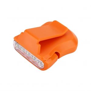 5 Led Cap Clip Lampe Frontale Lampe De Chapeau Pour Camping De P&ecirc;che En Plein Air (Orange) - Neuf