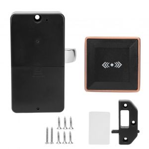 Serrure electronique a induction, deverrouillage intelligent sans cle par carte d'identite pour armoire a dossiers, casier, sauna - Neuf