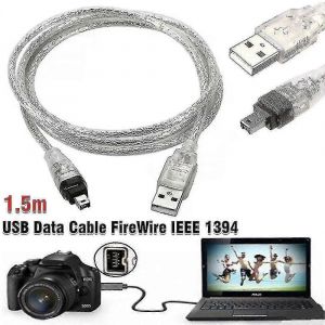 Pour Mini DV MiniDV Câble de données USB FireWire IEEE 1394 HDV Caméscope pour éditer PC - Neuf