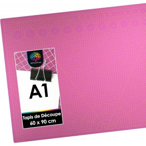 Tapis de Decoupe Autocicatrisant A3Plaque de D&eacute;coupe Tapis Coupe Couture pour D&eacute;coupages Professionnels 3 Couches de PVC Recyclable Tapis Decoupe (A3, Bleu) - Neuf