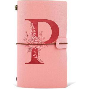 Carnet De Notes En Cuir,Journal Intime,Carnet De Voyage A5,Idee Cadeaux de Noël Graduation Paques Anniversaire pour Femme,Filles,Soeur,Meilleure Amie,Maitresse Maternelle,Maman,Rose (P) - Neuf