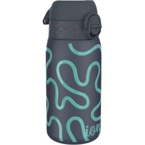 Ion8 Gourde Isotherme Enfant, Inox, 320ml, Anti-Fuite, Facile À Ouvrir, Verrouillage Sécurisé, Lavable Au Lave-Vaisselle, Poignée De Transport, Durable, Acier Inoxydable, Motif 3d Ligne Ondulée - Neuf
