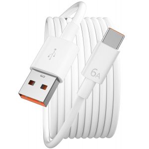 JGD-C&acirc;ble USB C Charge Rapide pour Honor 200 Lite 90 Lite Magic6 Lite Pad X8a,100W 6A 2m C&acirc;ble USB Type C Charge C&acirc;ble pour Huawei Honor 200 Pro 200 Smart 90 Magic6 Pro 5Lite V3 MagicPad 2 X6b X8b - Neuf