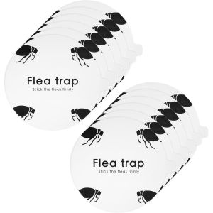 12 Pcs Pi&iquest;&iquest;ge &iquest;&iquest; Puces Autocollants, Pi&iquest;&iquest;ge &iquest;&iquest; Puces Recharge pour Pi&iquest;&iquest;ge &iquest;&iquest; Puces Attrape, Pi&iquest;&iquest;ges &iquest;&iquest; Mouches Collants pour Maison Chambre - Neuf