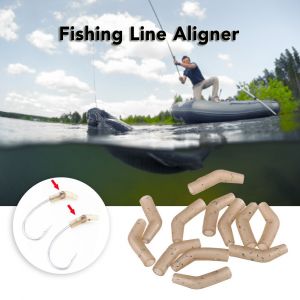 Aligneur De Ligne De PêChe, 30 PièCes, Manchons De Crochet Anti-EmmêLement, Aligneur De Crochet Plié, Accessoire De Plate-Forme Pour Cheveux De PêChe à La Carpe - Neuf