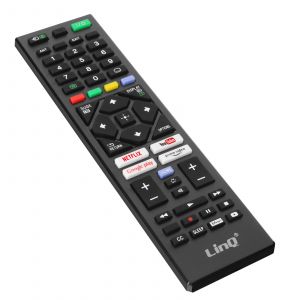 T&eacute;l&eacute;commande Universelle pour T&eacute;l&eacute;viseur Sony avec Port&eacute;e 8m LinQ Noir - Neuf