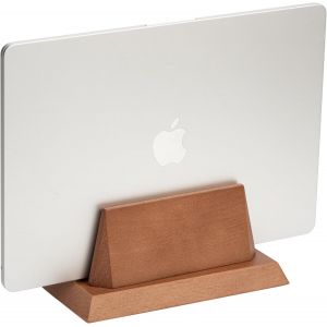 acdsgd-Support vertical r&eacute;glable pour ordinateur portable compatible avec tous les ordinateurs portables, support en bois massif, support iPad en bois, r&eacute;glable manuellement sans aucun outil - Neuf