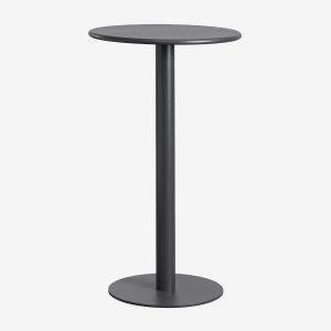 Table haute ronde &Oslash;60 cm en fer Mizzi Terracota - Neuf