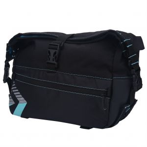 Sacoche De Velo Arriere Etanche Roswheel Pour Velo D'exterieur (Noir + Bleu Clair) - Neuf
