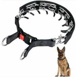 Collier De Dressage À Griffes Pour Chiens De 4 Mm X 60 Cm, Collier Étrangleur Avec Boucle À Pression, Collier Anti-Traction Pour Chiens De Moyenne Et Grande Race - Neuf