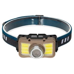 Mini Lampe Frontale Led W6100a Avec D&eacute;tecteur De Mouvement Cob, &Eacute;clairage D'ext&eacute;rieur, Id&eacute;al Pour La P&ecirc;che Ou L'aventure, Haute Luminosit&eacute;-Brun - Neuf