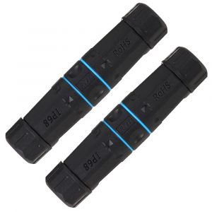 SUBZONAL-2 pièces Coupleur RJ45 étanche, coupleur Ethernet femelle à femelle blindé, connecteur de câble LAN extérieur Ethernet IP68 pour câble Ethernet Cat5e/Cat6 - Neuf