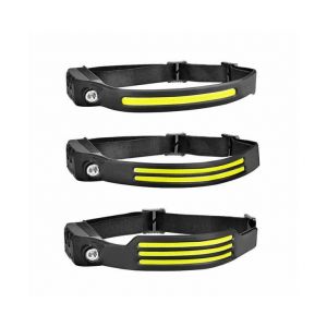 Lot De 3 Lampes Frontales Led Rechargeables Avec D&eacute;tecteur De Mouvement &iquest; 2 Sources Lumineuses Pour Le Camping, La Randonn&eacute;e Et Les Activit&eacute;s De Plein Air, 800 Lumens, Fonctionnement Mains Libres - Neuf