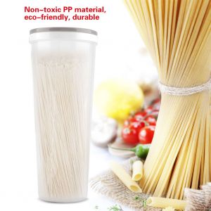 Hjlian Boite De Rangement Portable En Plastique Pour Cereales, Nouilles, Riz, Haricots, Aliments Secs (Kaki) - Neuf