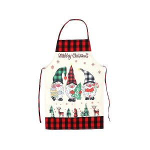 Bavoir De No&euml;l - Avec Poches,Tablier Imperm&eacute;able Et R&eacute;glable Pour Joyeux No&euml;l A - Neuf