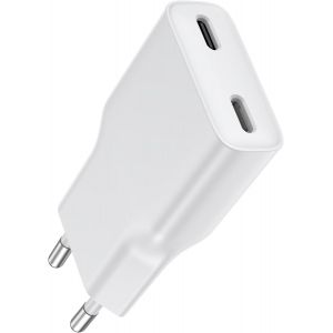 Chargeur Usb C, 20W Mini Prise Usb Rapide Pour Iphone 16/15/14/13/12/11 Pro Max/X/Xs, Samsung Galaxy, Adaptateur Secteur Type C Ultra Fin - Neuf