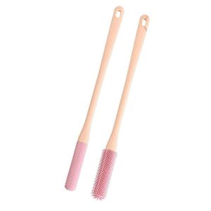Brosse De Nettoyage Des Orteils Brosse De Nettoyage Des Pieds Pour La Douche Long Handle Rose - Neuf