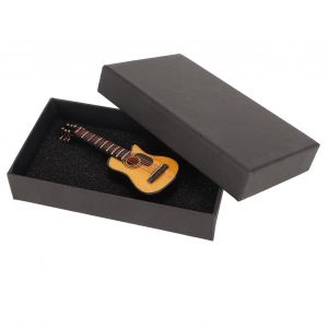 Replique De Guitare Miniature Aimantee Pour Refrigerateur En Resine, Mini Instrument De Musique Decoratif - Neuf