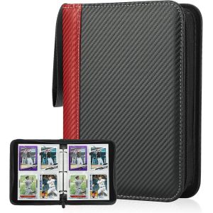 Mdy-Album De Cartes À Collectionner Pour 440 Cartes, Album De Collection Avec 4 Compartiments Et 55 Pages Pour Organiseur De Cartes, Reliure En Polyuréthane, Pour Cartes De Sport, Mtg, Tcg, Cartes - Neuf