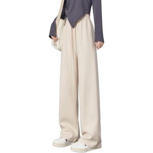 Pantalon Jogging Femme Large Pantalon Sport D&eacute;contract&eacute; Pantalons Taille Haute Fitness Training Yoga &Eacute;lastique Sweatpants - Neuf