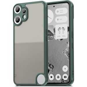 TRAHOO-Coque pour Nothing CMF Phone 2 Pro, &Eacute;tui Mince et Translucide Mat Antichoc,Coque T&eacute;l&eacute;phone R&eacute;sistante, Anti-Usure et Anti-Empreintes TPU (Vert) - Neuf