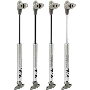 100N Hydraulique Amortisseur de Porte Armoire Meuble de Cuisine Abattant Ressort Verin &agrave; Gaz 49682 Soutien pour Levage de Meuble Rel&egrave;vement Support Charni&egrave;re Fermeture Douce Lot de 4 - Neuf