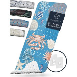 TIANYI-Tapis de Bain antid&eacute;rapant pour Enfants 100x40 cm - Tapis antid&eacute;rapant Baignoire et antibact&eacute;rien - Extra Confortable & Suspension - pour Enfants et b&eacute;b&eacute;s - sans BPA et Lavable en Machine - Neuf