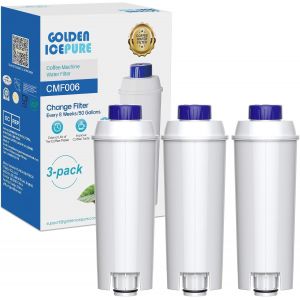 CMWS-Filtre &agrave; eau pour machine &agrave; caf&eacute; Compatible Avec De'Longhi DLSC002, SER3017 & 5513292811, De Longhi, ECAM, ESAM, ETAM, BCO, S&eacute;rie EC, 3 pi&egrave;ces - Neuf