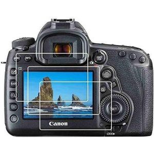 Film de Protection d'Ecran pour Canon EOS 5D Mark IV / 5D Mark III Protecteur Verre Trempé Optique 0,3mm Dureté 9H Anti-Rayure Anti-Bulle -Lot de 3 - Neuf