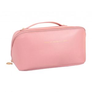 Sac à cosmétiques Femmes Grande Capacité Organisateur De Maquillage PU Cuir Cloison De Rangement Étui Portable - Neuf