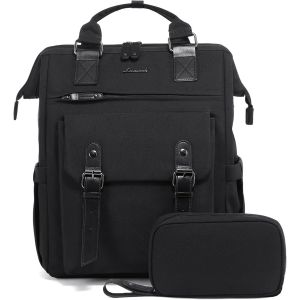 Sac a Dos Femme,Grand Sacs &agrave; dos pour Ordinateur Portable Feminin avec &Eacute;tui pour C&acirc;ble de Donn&eacute;es,Impermeable Sac Ados PC Sac a Dos Ordi Elegant pour Voyage College Travail.[T49] - Neuf