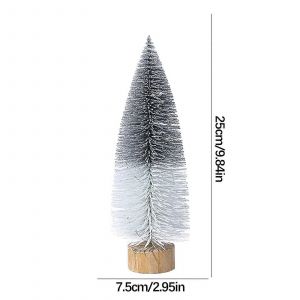 9,75 En Table Petit Sapin De No&euml;l Lumineux De No&euml;l, Ornements D'Arbre De No&euml;l D&eacute;corations De Bureau Mini Arbre Rougeoyant De Cadeau De No&euml;l - Neuf