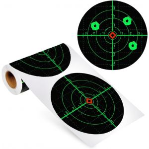 Acdsgd-100 Pi&egrave;ces Autocollants Pour Cibles De Tir, Cibles De Tir Autocollants, Papier Auto-Adh&eacute;sives Pour Cibles De Tir, Cibles Vertes Fluorescentes Pour L'entra&icirc;nement Et L'exercice Au Tir &Agrave; L'arc - Neuf