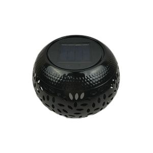 Lampe Solaire D'ext&eacute;rieur &Agrave; Led, R&eacute;sistante &Agrave; L'eau, Pour Jardin, Avec Ombre Port&eacute;e. Couleur : Noir. - Neuf