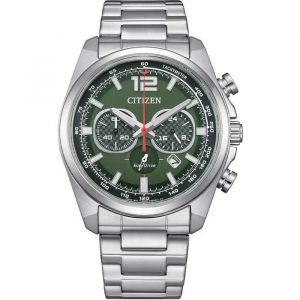 Montre - Acier Vert - Citizen - Ca4640-50x - Neuf