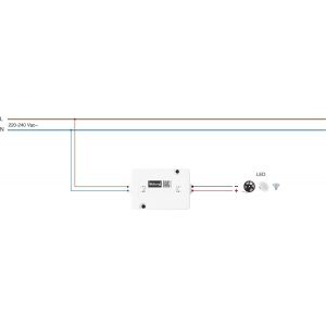 Transformateur LED 12V 20W &Eacute;tanche IP67 Sans Scintillement LED Bloc d'Alimentation Driver Power Supply - Neuf