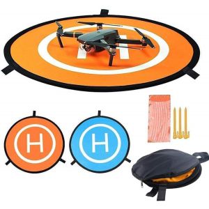 Checarzhn--No1-Tapis D'atterris De Drone, Tapis D'atterris Universel Pliable Portable Pour Drones Rc Hubschrauber, Dji Mavic Pro Phantom 2/3/4 Pro, Pvb Drohnen, Antel Robotic (75 Cm)-Hikrxya - Neuf