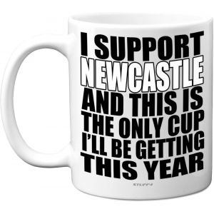 Eryi-Tasse Humoristique De Football Cadeau Pour Les Fans De Newcastle U2013 Tasse Footy Only U2013 Tasse De Noël U2013 Cadeau D'anniversaire Pour Fils, Papa, Frère, Oncle, Collègue, Ami, Cousin, 3 - Neuf