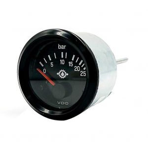 Manomètre de pression d'huile VDO 52mm 0-25bar 12V Pièces de générateur diesel - Neuf