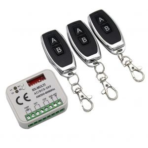 Récepteur à distance de porte de garage 433 868mhz Rx Multi 300-900mhz Récepteur ac/dc 9-30v avec télécommande-yu - Neuf
