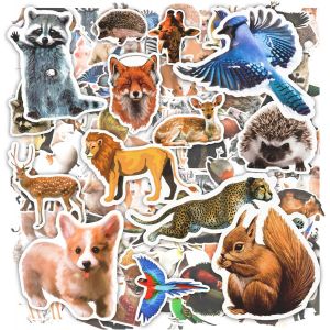 100 Pi&egrave;ces Autocollants Scrapbook,Autocollants S&eacute;rie Animaux,Beaux Autocollants Imperm&eacute;ables Pour Livres,Agendas,Cartes,Ordinateurs Portables,Bagages - Neuf