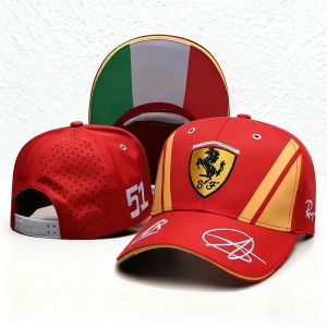 Casquette Brodee Scuderia Ferrari Racing Hypercars, Modele: Rouge - Neuf