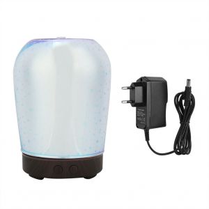 HJLIAN Diffuseur d'aromes ultrasonique 100 ml avec veilleuse LED (prise UE) - Neuf