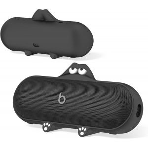 KALANKA-Coque de protection en silicone pour Beats Pill 2024 Release, résistante aux chocs, à l'eau, aux rayures, à la saleté, accessoire de haut-parleur Bluetooth pratique (noir) - Neuf