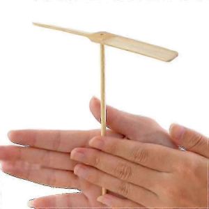 Lot de 50 libellules volantes en bambou, hélices à main rotatives pour enfants, jouet de conte de fées - Neuf